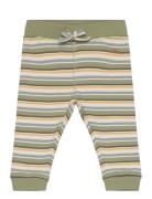 Pants Y/D Rib Bottoms Leggings Green Minymo