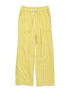 Naram Knitted Pants Pyjamas Nattøj Yellow Bongusta