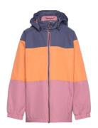 Jacket - Colorblock/Striped Skaljakke Outdoorjakke Multi/patterned Col...