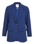 Objsigrid L/S Blazer Blazers Single Breasted Blazers Blue Object