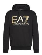 Sweatshirt Tops Sweatshirts & Hoodies Hoodies Black EA7