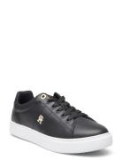 Elevated Essent Sneaker Monogram Low-top Sneakers Black Tommy Hilfiger