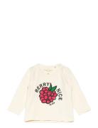 Tnsjoanna L_S Tee Tops T-shirts Long-sleeved T-Skjorte Cream The New