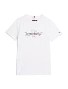 Icon Print Regular Tee Ss Tops T-Kortærmet Skjorte White Tommy Hilfige...