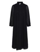 Yasjosanne 7/8 Midi Dress S. Noos Knælang Kjole Black YAS