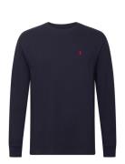 Classic Fit Jersey Long-Sleeve T-Shirt Tops T-Langærmet Skjorte Navy P...