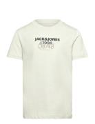 Jorbushwick Tee Ss Crew Neck Fst Jnr Tops T-Kortærmet Skjorte Cream Ja...