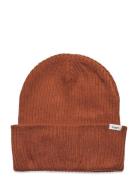 Ribbed Beanie Accessories Headwear Beanies Brown Lee Jeans