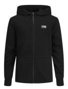 Jcoair Sweat Zip Hood Jr Tops Sweatshirts & Hoodies Hoodies Black Jack...