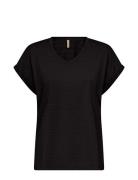 Sc-Fadime Tops T-shirts & Tops Short-sleeved Black Soyaconcept