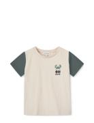 Apia Baby Placement Shortsleeve T-Shirt Tops T-Kortærmet Skjorte Beige...