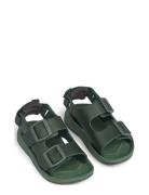 Anni Sandals Shoes Summer Shoes Sandals Khaki Green Liewood