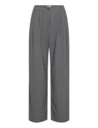 Sc-Frankie Bottoms Trousers Wide Leg Grey Soyaconcept