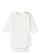 Nbmdolan Ls Body Lil Bodies Long-sleeved White Lil'Atelier