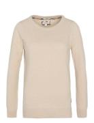 Barbour Pendle Crew Knit Tops Knitwear Jumpers Beige Barbour