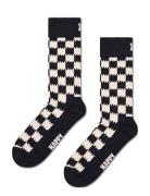 Dizzy Check Sock Lingerie Socks Regular Socks Black Happy Socks