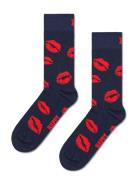 Kisses Sock Lingerie Socks Regular Socks Navy Happy Socks