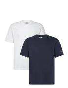 2 Pack Ss Tee Tops T-Kortærmet Skjorte Multi/patterned Champion