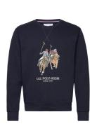 Uspa Sweat O Neck Ekrem Men Tops Sweatshirts & Hoodies Sweatshirts Nav...