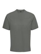 Onsotis Life Reg Mock Neck Tee Tops T-Kortærmet Skjorte Grey ONLY & SO...