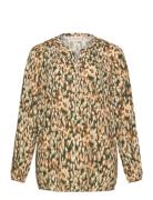 Wa-Sita Tops Blouses Long-sleeved Green Wasabiconcept
