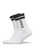 Retro Sports Socks 2Pk Sport Socks Regular Socks White Johaug