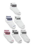 Converse Basic Wordamark Crew Socks 6-Pack Sokker Strømper White Conve...