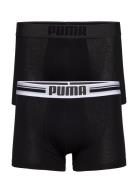 Puma Placed Logo Boxer 2P Sport Boxers Black PUMA