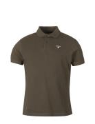 Barbour Og Sports Polo Designers Polos Short-sleeved Green Barbour