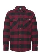 Sacramento Shirt Designers Overshirts Burgundy Dickies