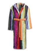 Giacomo Bathrobe Hooded Home Textiles Bathroom Textiles Robes Multi/pa...