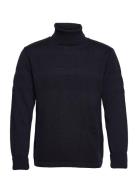 Wool Klemens Knit Fav Tops Knitwear Turtlenecks Black Mads Nørgaard