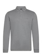 Pado 30 Tops Polos Long-sleeved Grey BOSS