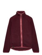 Kit Jkt Jr Sport Fleece Outerwear Fleece Jackets Burgundy Five Seasons