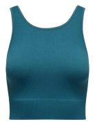 Onpjaia Life Un Sl Seam Short Top Noos Sport Crop Tops Sleeveless Crop...