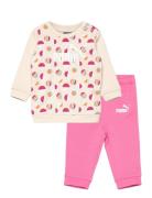 Ess+ Summer Camp Infants Jogger Tr Sport Sweatsuits Pink PUMA