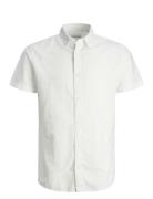 Jjelinen Blend Shirt Ss Sn Jnr Tops Shirts Short-sleeved Shirts White ...