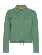 C_Eniara Tops Overshirts Green BOSS