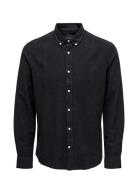 Onsarlo Ls Hrb Linen Shirt Tops Shirts Linen Shirts Navy ONLY & SONS