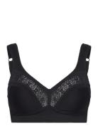 Cotton Star Soft Bra Black Lingerie Bras & Tops Soft Bras Non Wired Br...