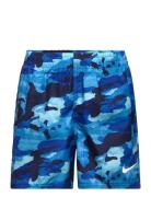 Nike B 4" Volley Short Classic Camo Sport Swimshorts Navy NIKE SWIM