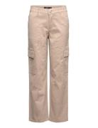 Nlntalse Twi Straight Cargo Pant Noos Bottoms Beige LMTD