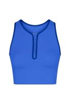 Dylan Bra, Zip Front Tops Crop Tops Sleeveless Crop Tops Blue Girlfrie...