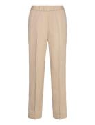 Rel Linen Blend Pull On Pants Bottoms Trousers Linen Trousers Beige GA...