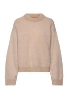 Tine Knit Crew Neck Designers Knitwear Jumpers Beige HOLZWEILER