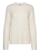 Cable Knit Sweater Designers Knitwear Jumpers White Julie Josephine