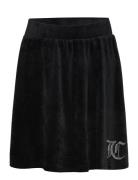 Diamante Velour Aline Skirt Dresses & Skirts Skirts Midi Skirts Black ...