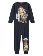 Nmmaspek Pawpatrol Ls Nightset Noos Cplg Pyjamassæt Blue Name It