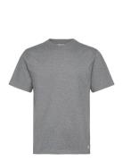 Basic T-Shirt Héritage Tops T-Kortærmet Skjorte Grey Armor Lux