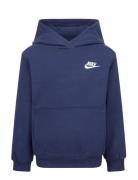 Nkn N Nsw Club Fleece Lbr Po Tops Sweatshirts & Hoodies Hoodies Navy N...